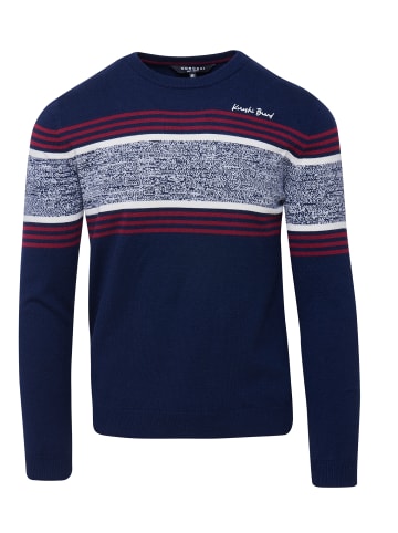 KOROSHI Strickpullover in blau