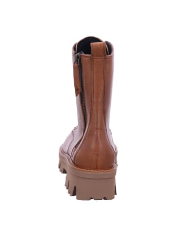 Paul Green Schnürstiefeletten in cognac