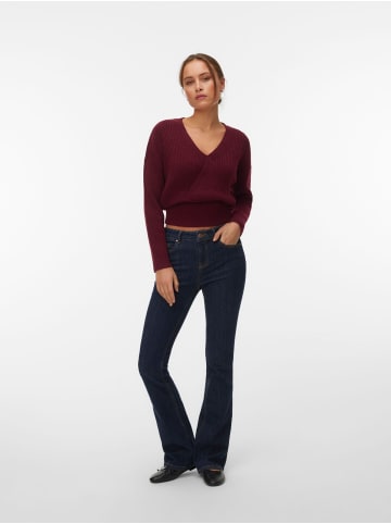 Vero Moda Strickpullover in Zinfandel