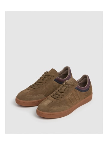 Hackett London Sneakers Beck in Braun