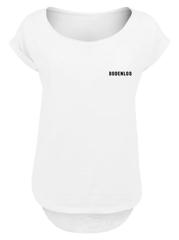F4NT4STIC Long Cut T-Shirt Bodenlos in weiß