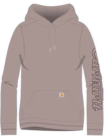 CARHARTT  Kapuzensweatshirt in altrosa