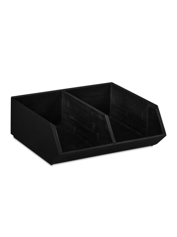 Schreibtischorganizer "2 Fächer" in Anthrazit