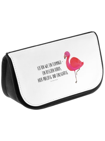 Mr. & Mrs. Panda kulturtäschchen Flamingo Classic mit Spruch in Weiß