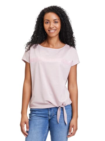 Betty Barclay Halbarm-Shirt mit Schleifenknoten in Powder Pink