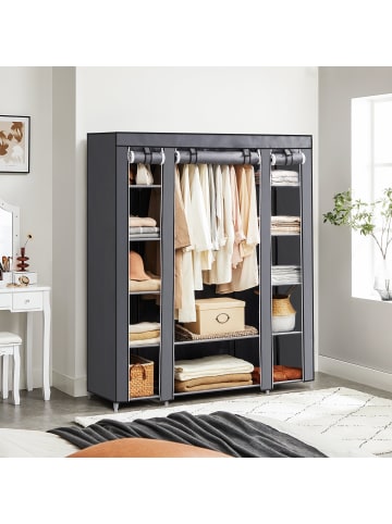 SONGMICS 2er-Set: Kleiderschrank Rylan in Grau - (B)45 x (H)175 x (T)150 cm