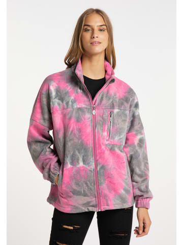 myMo ROCKS Damen Sweatjacke in Pink Blau
