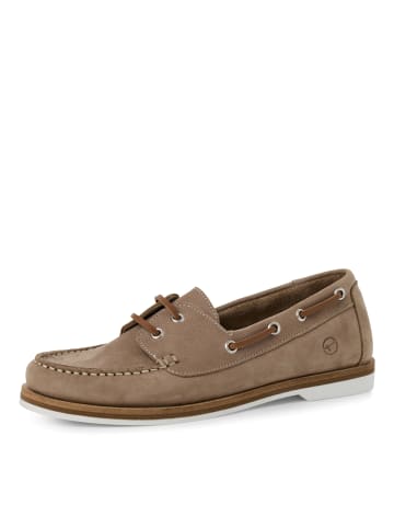 Tamaris Schnürhalbschuh in taupe