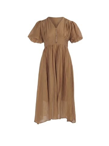 VIRITA Women Dress in Brown