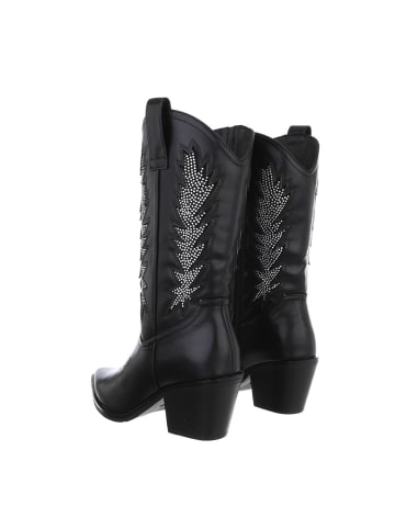 Ital-Design Stiefel in Schwarz