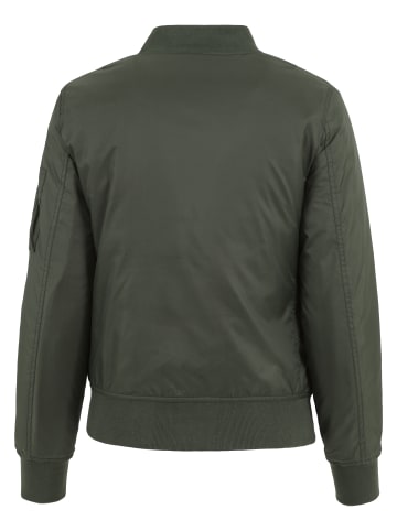 Urban Classics Urban Classics Damen Ladies Basic Bomber Jacket in olive
