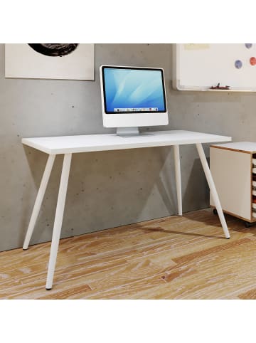 VCM  Schreibtisch Bürotisch Computertisch Salia 80x50 in Weiß