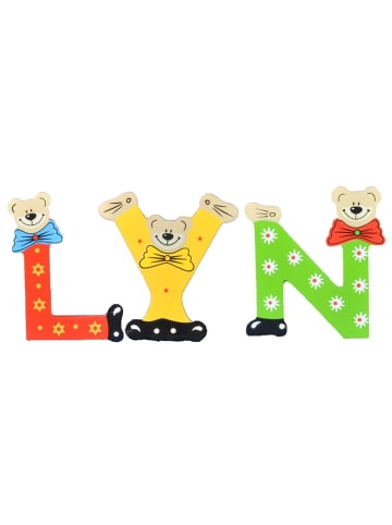 Playshoes Deko-Buchstaben "LYN" in bunt