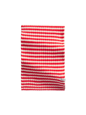 Marc O'Polo Gestreifter Schal in striped / bright red