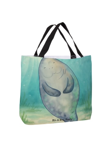 Mr. & Mrs. Panda Tasche Seekuh Happy Design ohne Spruch in Weiß