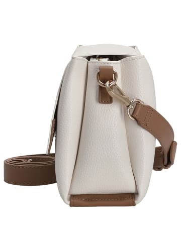 Valentino Bags Alexia Satchel - Umhängetasche 21 cm (nero) in bianco/cuoio