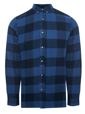 Threadbare Hemd Logan in Navy
