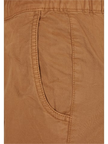 Urban Classics Urban Classics Damen Ladies High Waist Cargo Jogging Pants in toffee