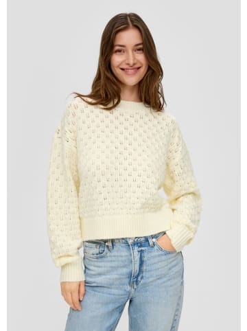 QS Strickpullover in 0700_natur