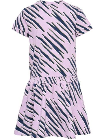 Hummel Minikleid "Hmlrushy Aop Dress S/S" in Rosa