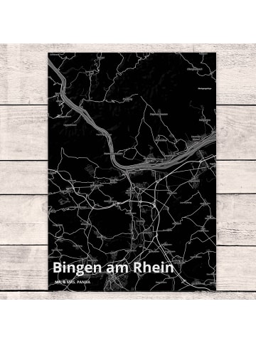 Mr. & Mrs. Panda Postkarte Bingen am Rhein mit Spruch in Keine Angabe