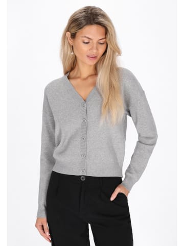 usha BLACK LABEL Women Cardigan in grey melange