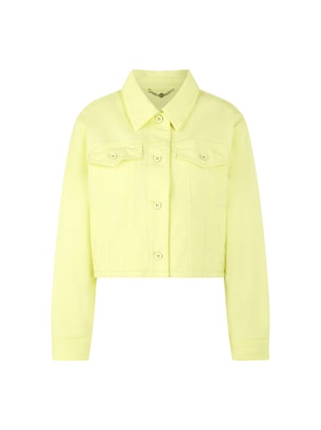 MARC CAIN COLLECTIONS Kurze Jeansjacke aus Baumwollstretch in Deep Limonella