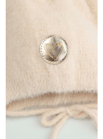 Coccodrillo Wintermütze mit Bommel in beige