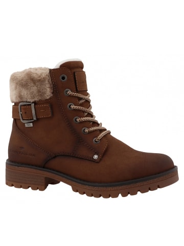 Tom Tailor Schnürstiefel  in Braun