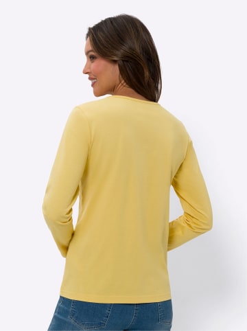 Sieh an! Langarm-Shirt in gelb