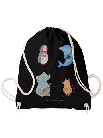 Mr. & Mrs. Panda Gym-Rucksack Big Einheit ohne Spruch in Schwarz
