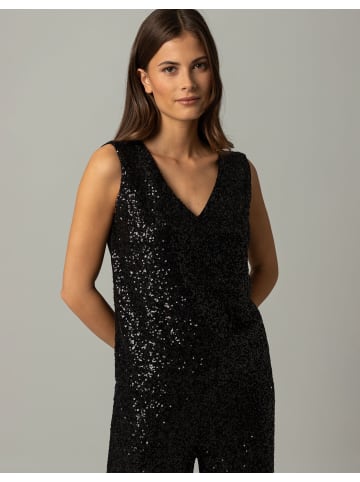 More & More Paillettentop in black