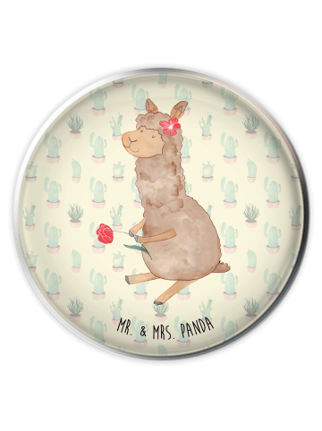 Mr. & Mrs. Panda Abfluss-Stopfen Alpaka Blume ohne Spruch in Kaktus Grün