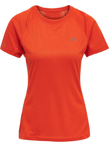 Newline Newline T-Shirt Women Running Laufen Damen Atmungsaktiv Feuchtigkeitsabsorbierenden in SPICY ORANGE