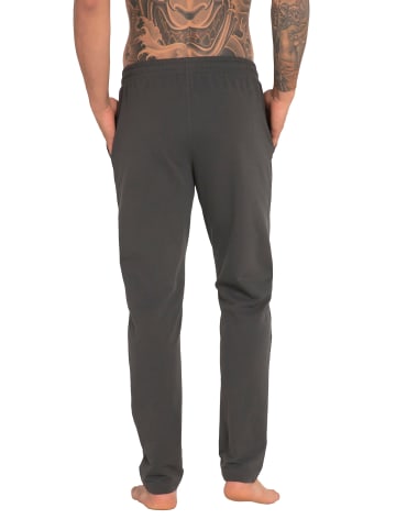 JP1880 Langer Schlafanzug in anthrazit