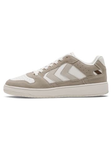 Hummel Sneaker Low St. Power Play Suede Mix in HUMUS/MARSHMALLOW