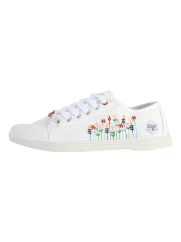 Le Temps des Cerises Schnürsenkel-Tennis Basic 02 Weiß