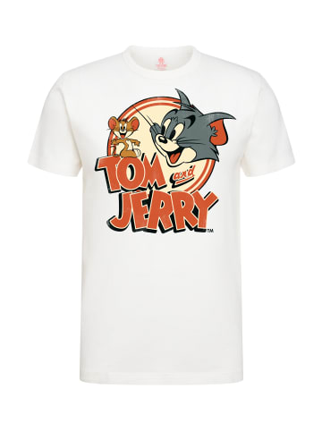 Logoshirt T-Shirt Tom & Jerry in weiß