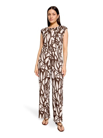 CARTOON Jumpsuit mit Muster in Nature/Brown