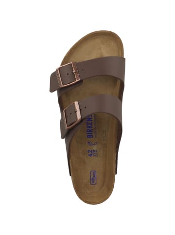 Birkenstock Sandale Arizona SFB Birko-Flor Weichbettung normal in dunkelbraun