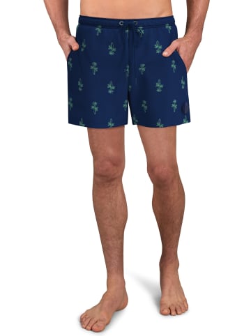 CECEBA Badehose Naas in blau-dunkel-Allover