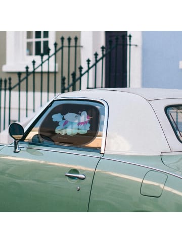 Mr. & Mrs. Panda Autoscheiben Sonnenschutz Einhorn Verliebt ohne... in Schwarz