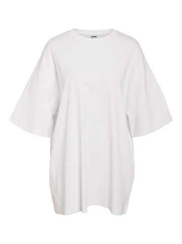 Noisy may Oversize T-Shirt mit Rundhals und Halbarm in Weiß-2