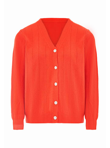 SANIKA Damen Strickjacke in Orange
