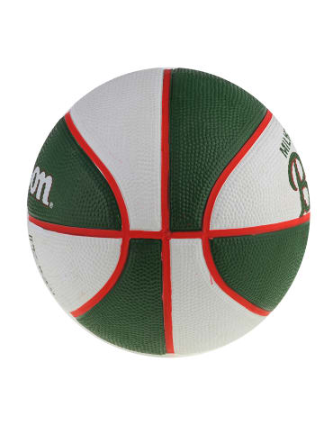 Wilson Wilson NBA Team Retro Milwaukee Bucks Mini Ball in Grün