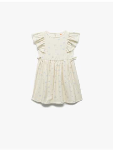 KOTON KLEIDER in Beige Gemustert