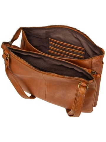 Greenburry Schultertasche Colombiana Rv 3 Zip Medium in Nougat