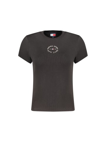 Tommy Hilfiger Schwarz Damen T-Shirt aus Baumwolle