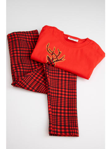 Coccodrillo Pyjama Xmas in rot