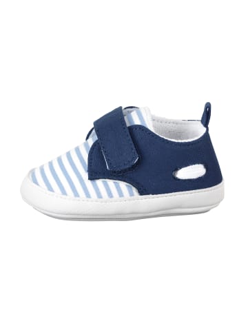 Sterntaler Babyschuh Streifen in blau